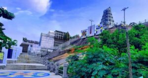 TTD Temple Jubilee Hills Hyderabad spiritual oasis temple view with devotees and peaceful divine atmosphere